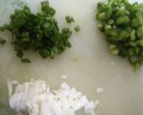 A picture of step 2 of Paneer veg sandwich.