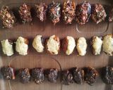 A picture of step 10 of Assorted Stuffed Dates.