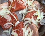 Foto del paso 1 de la receta 4. Salmón con yogurt y alcaparras (principal pescado)