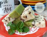 Foto langkah ke 16 dari resep 407. Brownis Kukus Putih Telur Lapis Matcha #PR_BrowniesDCC.