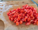 Pas rețetă Paste cu vânătă, roșioare și mozzarella și șunculiță afumată 3 fotografie