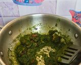 A picture of step 5 of Palak khichdi.