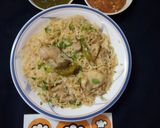 A picture of step 10 of Punjabi yakhni pulao.