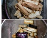 Foto langkah ke 1 dari resep Tumis Terong Tahu Jamur.