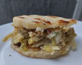 Foto del paso 9 de la receta: Arepa🥯rellena🌽de pollo, aguacate🥑plátano🥙macho maduro🧆