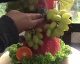 Gambar langkah 5 resipi Fresh Fruits Cake.