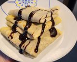 Foto del paso 5 de la receta: Panqueques con dulce de leche y salsa sin gluten