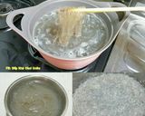 Hình bước làm 2 của món Miến xào cay 비빔당면