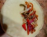 A picture of step 3 of Egg vegetable Roll.