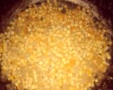 A picture of step 1 of Beans and corn.