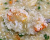 Hình bước làm 3 của món Cháo Cua Vi Cá