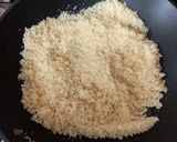 A picture of step 1 of Pineapple kesari.