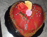 Foto del paso 6 de la receta: Torta helada con glaseado espejo marmoleado