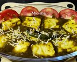 A picture of step 19 of Palak Paneer.