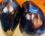 A picture of step 2 of Eggplant with Cashews.