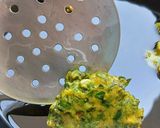A picture of step 6 of Drum Stick Leaves/Moringa/Munagaku - Fritters.