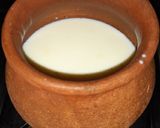 A picture of step 1 of Kulhad coffee.