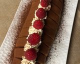 A picture of step 5 of Tiramisu Nutella Raspberry Yule Log (No Raw Eggs).