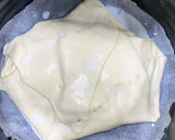 Foto del paso 2 de la receta: Hojaldre de espinacas con jamón y queso airfryer