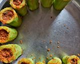 A picture of step 3 of Stuffed Snake Gourd.
