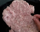 Foto del paso 1 de la receta: Carne molida envuelta en tocino