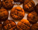 A picture of step 4 of Kesar Badam Cookies.