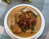 Foto langkah ke 5 dari resep Gulai Ayam Kacang Panjang (Bumbu Instan).