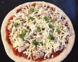 A picture of step 3 of Fry Pan Pizza #ramdankitiyari.