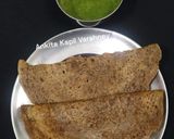 A picture of step 3 of Buckwheat Flour Chilla.