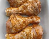 Une image de l'étape 1 de Pilon de poulet au ketchup.