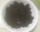 Foto langkah ke 1 dari resep Es Cincau Hitam Kuah santan.