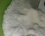 A picture of step 1 of Basan k ladoo.
