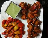 A picture of step 3 of Mint coriander dip.