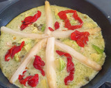 Foto del paso 4 de la receta: Falsa quiche de atún y verduras al pesto