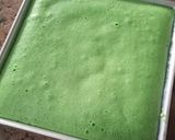Foto langkah ke 9 dari resep Bolu Kukus Pandan Matcha.
