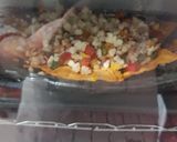 A picture of step 7 of Cheese Vegetables Nachos.