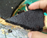 Foto langkah ke 6 dari resep Pie Brownies Oreo Teplon tanpa Telur.