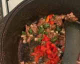 A picture of step 4 of Simple beef sauce.