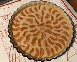 Une image de l'étape 10 de Tarte aux mandarines crème au pomelo (pâte brisée à la banane).