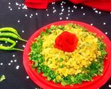 A picture of step 3 of Sabudana khichdi.