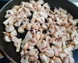 A picture of step 2 of Mushroom Spinach Corn Galette.