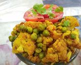 A picture of step 5 of Cauliflower pea veg.