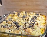 Vöröslencsés rakott karfiol (vegán) recept fázis 5 fotója