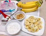 Hình bước làm 1 của món Kem chuối