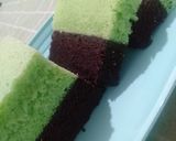 Foto langkah ke 9 dari resep Bolu Kukus Pandan Ketan Hitam.