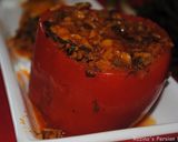 A picture of step 16 of Persian Stuffed bell peppers.