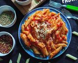 A picture of step 8 of Penne Arrabiata Pasta (Italian Pasta).