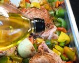 Cajun csirke zöldségekkel recept fázis 3 fotója