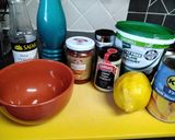 A picture of step 1 of Spicy Peach Coleslaw.