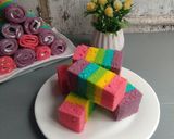 Foto langkah ke 8 dari resep Rainbow cake.
